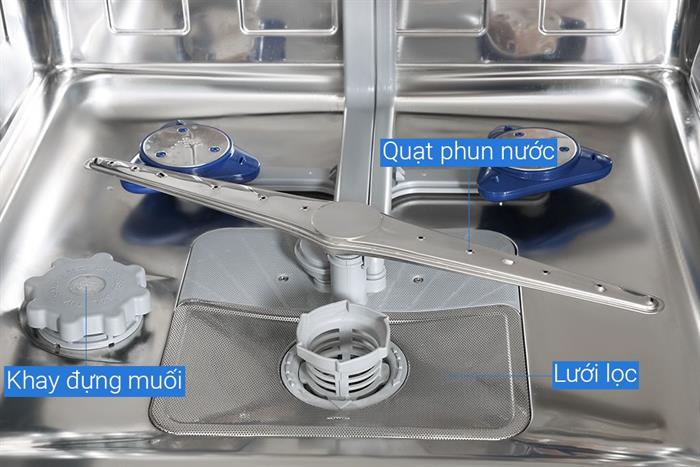 Máy rửa chén độc lập Hafele HDW-F6081B (533.23.201) Màu Đen