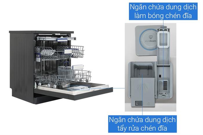 Máy rửa chén độc lập Hafele HDW-F6081B (533.23.201) Màu Đen