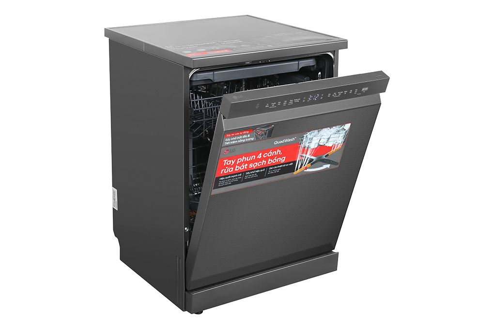 Máy rửa chén độc lập LG LDN14BLA5 Màu Ghi đen