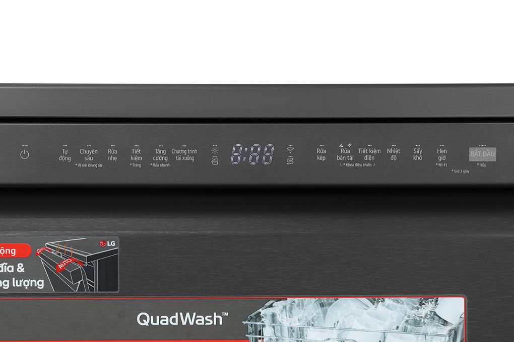 Máy rửa chén độc lập LG LDN14BLA5 Màu Ghi đen