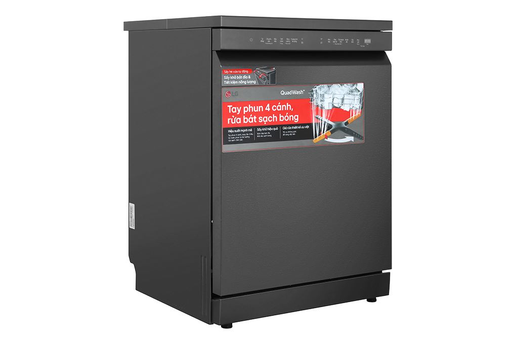 Máy rửa chén độc lập LG LDN14BLA5 Màu Ghi đen