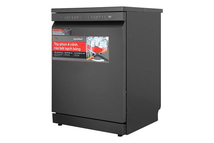 Máy rửa chén độc lập LG LDN14BLA5 Màu Ghi đen