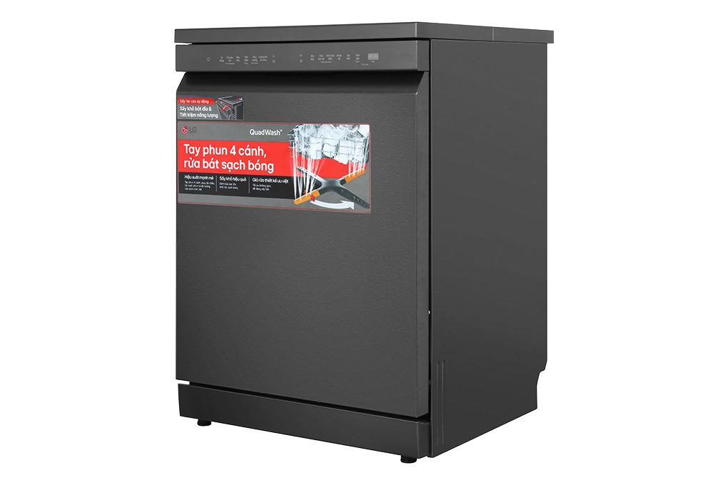 Máy rửa chén độc lập LG LDN14BLA5 Màu Ghi đen