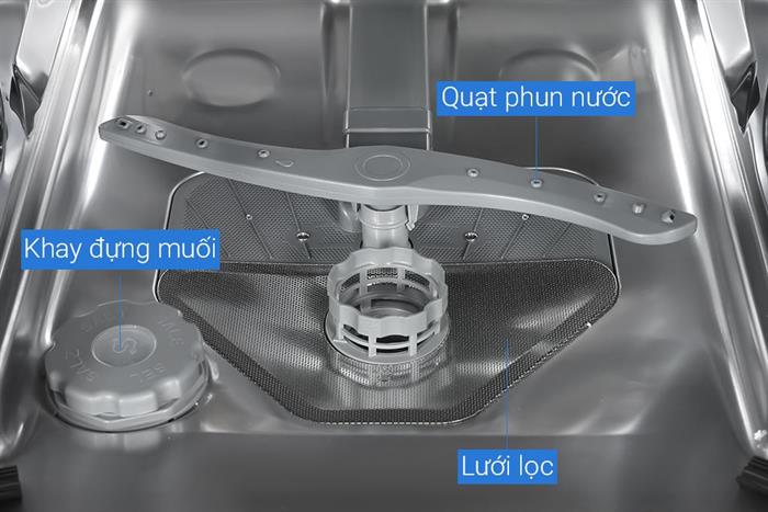 Máy rửa chén độc lập Junger DWJ-450 Màu Bạc Inox