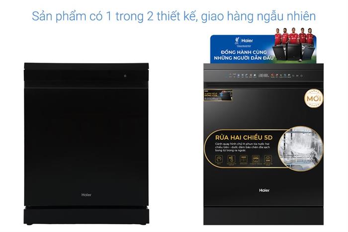 Máy rửa chén độc lập Haier HDWA18-686BK5VN Màu Đen