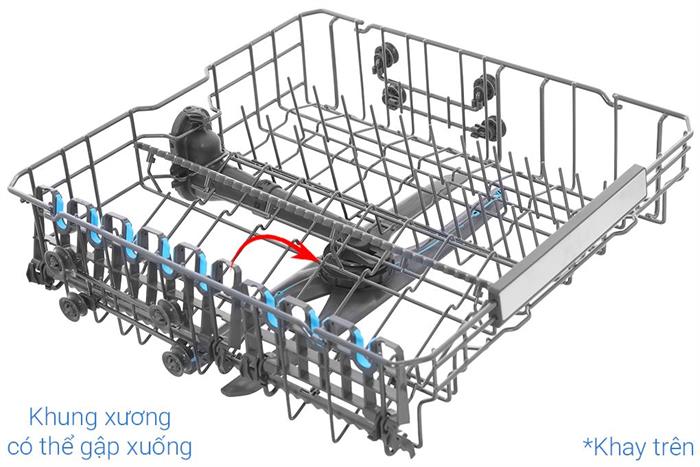 Máy rửa chén độc lập Haier HDWA18-686BK5VN Màu Đen