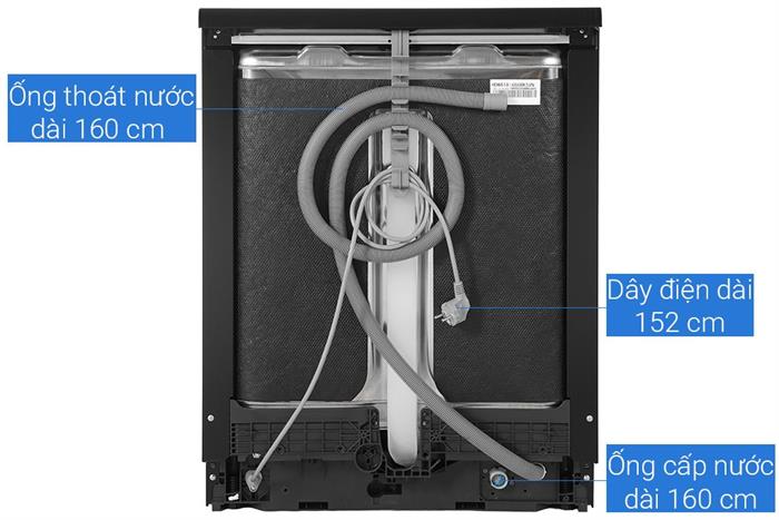 Máy rửa chén độc lập Haier HDWA18-686BK5VN Màu Đen