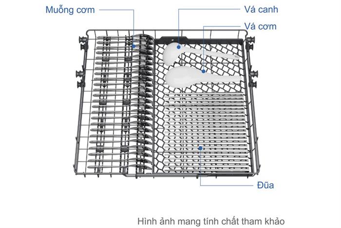 Máy rửa chén độc lập Haier HDWA18-686BK3VN Màu Đen