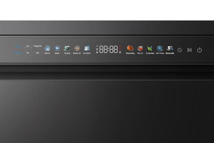 Máy rửa chén độc lập Haier HDWA18-686BK3VN Màu Đen