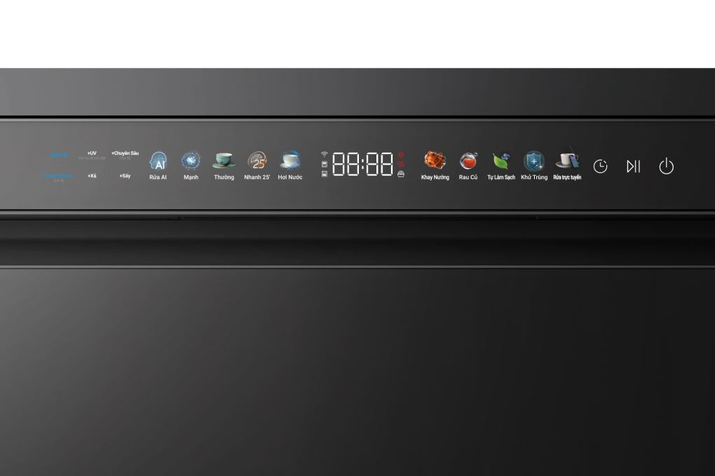 Máy rửa chén độc lập Haier HDWA18-686BK3VN Màu Đen