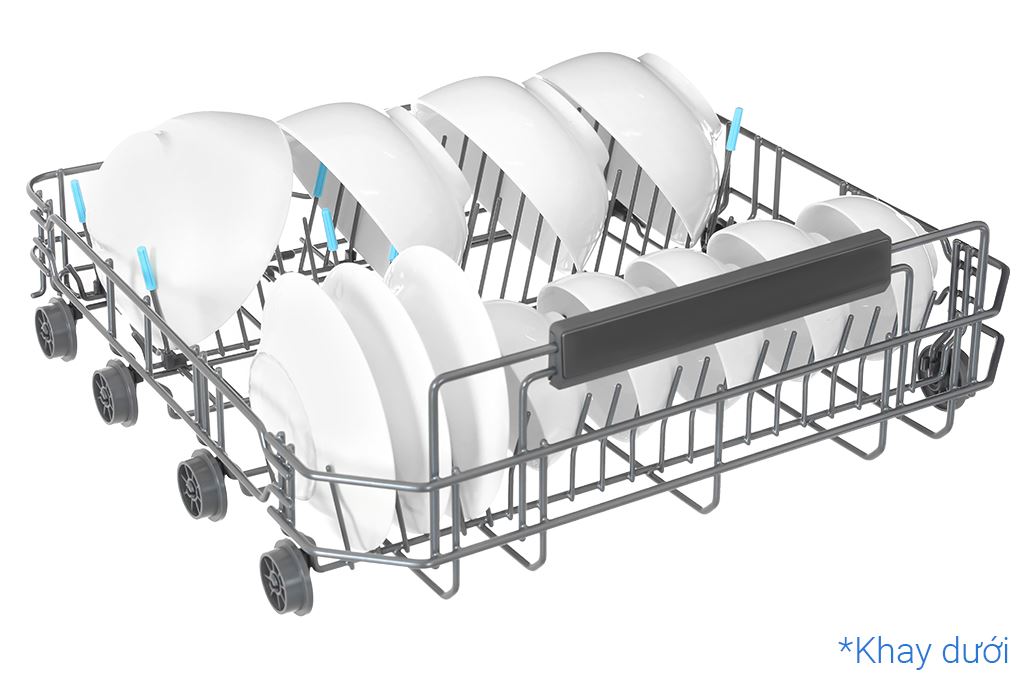 Máy rửa chén độc lập Haier HDWE16-66BK6VN Màu Đen