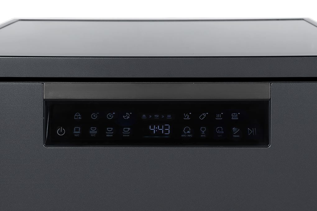 Máy rửa chén độc lập Haier HDWE16-66BK6VN Màu Đen