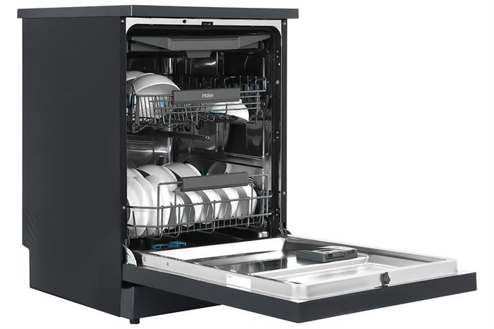 Máy rửa chén độc lập Haier HDWE16-66BK6VN Màu Đen