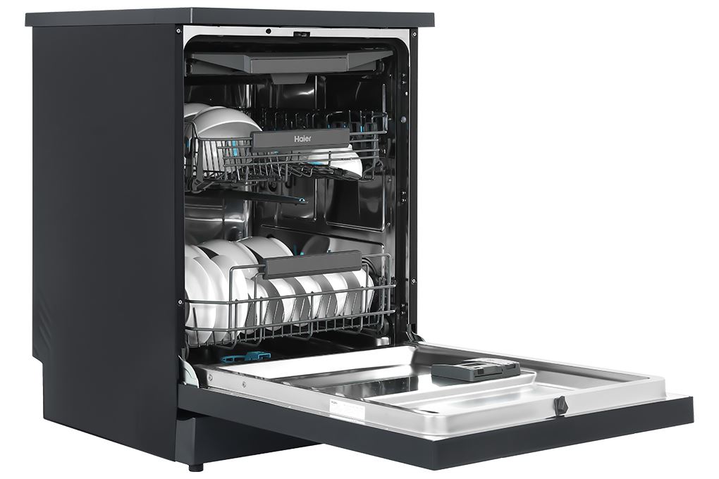 Máy rửa chén độc lập Haier HDWE16-66BK6VN Màu Đen