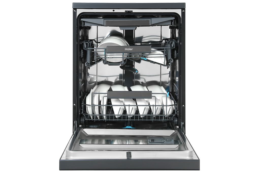 Máy rửa chén độc lập Haier HDWE16-66BK6VN Màu Đen