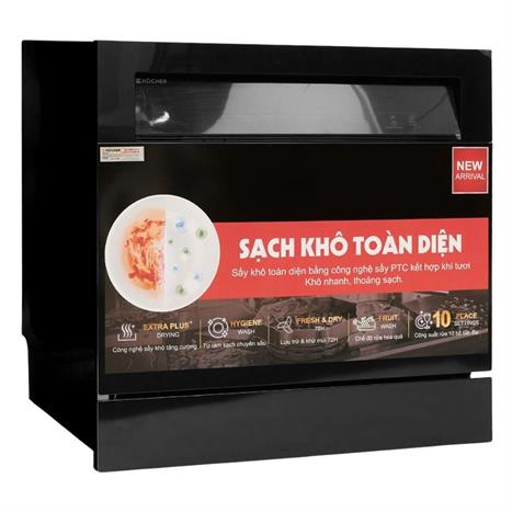 Máy rửa chén độc lập Kocher X10 Pro Màu Đen