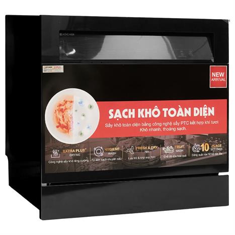 Máy rửa chén độc lập Kocher X10 Pro Màu Đen