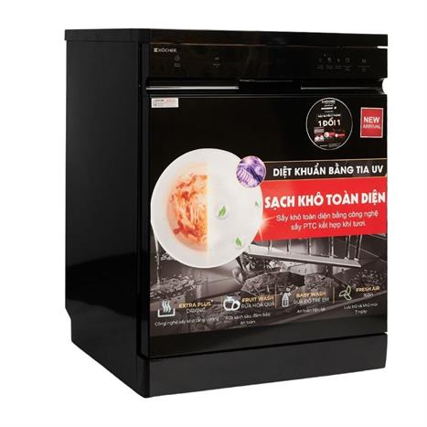 Máy rửa bát độc lập Kocher X15UV Màu Đen
