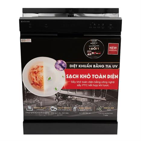 Máy rửa chén độc lập Kocher X15UV Màu Đen