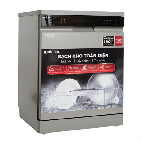Máy rửa chén độc lập Kocher X15S Màu Bạc