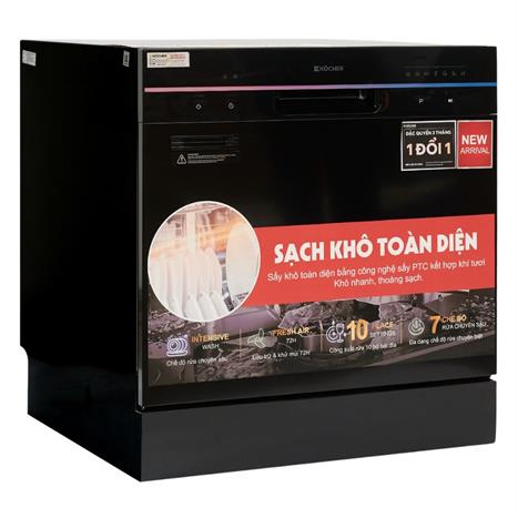 Máy rửa chén mini Kocher X10 Màu Đen