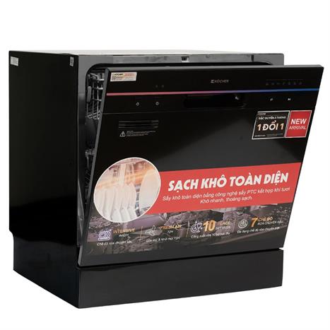 Máy rửa chén mini Kocher X10 Màu Đen