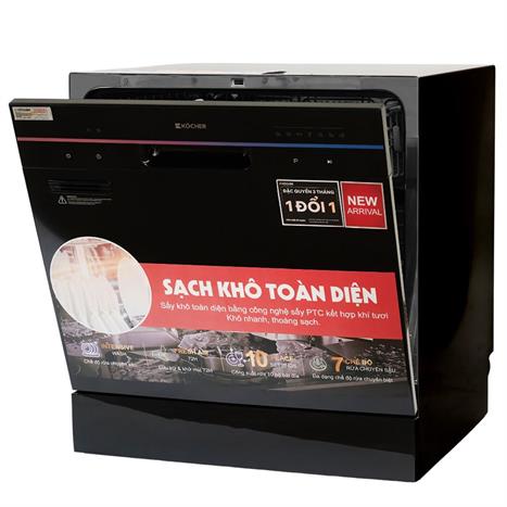 Máy rửa chén mini Kocher X10 Màu Đen