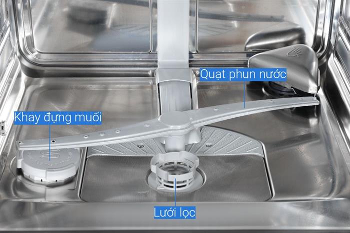 Máy rửa chén độc lập Bosch SMS6ZMB00P Màu Đen