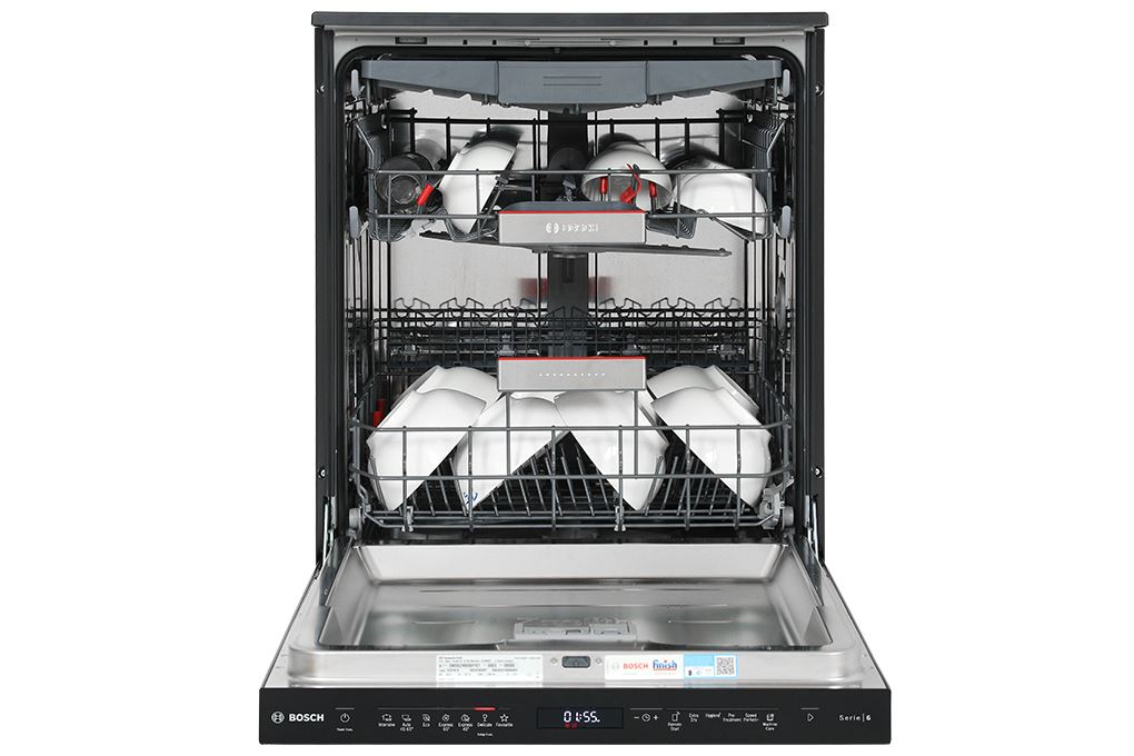 Máy rửa chén độc lập Bosch SMS6ZMB00P Màu Đen