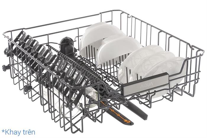 Máy rửa chén độc lập Aqua ADWA15-686BK3VN Màu Xám