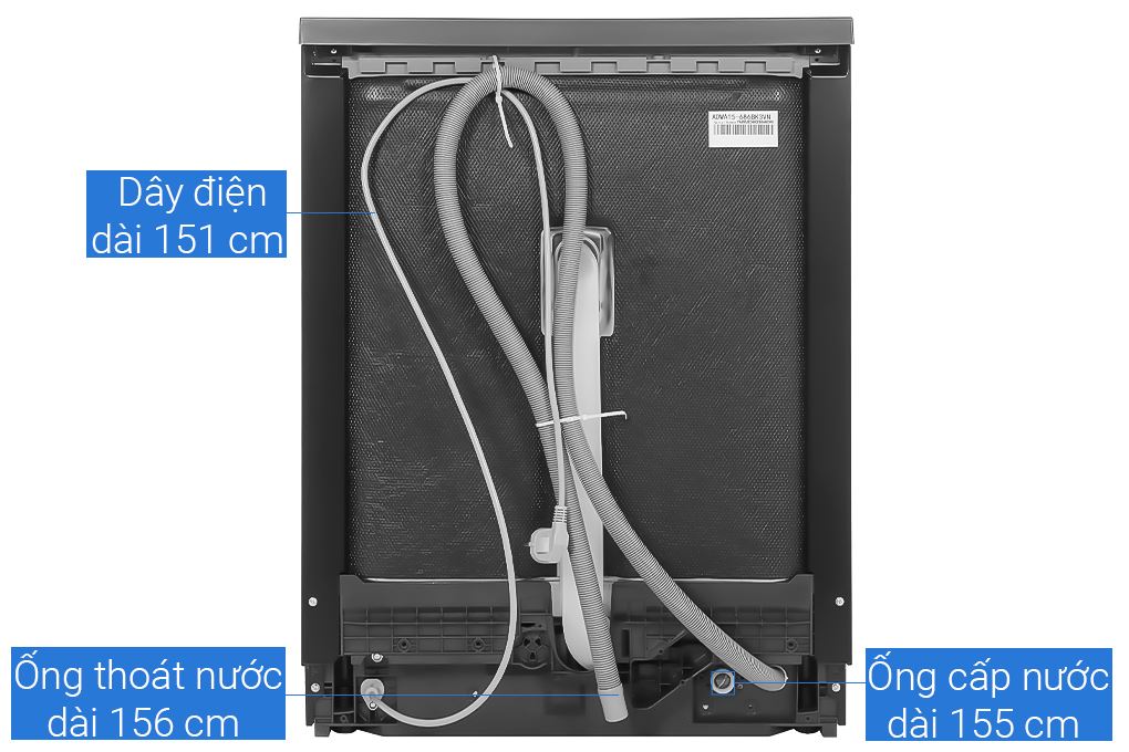 Máy rửa chén độc lập Aqua ADWA15-686BK3VN - 18