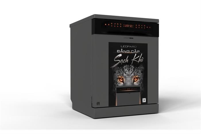 Máy rửa chén độc lập Junger Leopard DWJ-143 Pro Màu Xám
