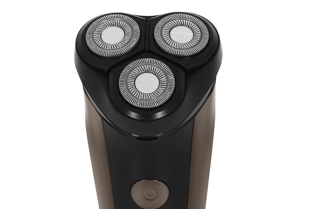 Máy cạo râu khô và ướt Flyco FS317VN Màu Đen - Vàng đồng