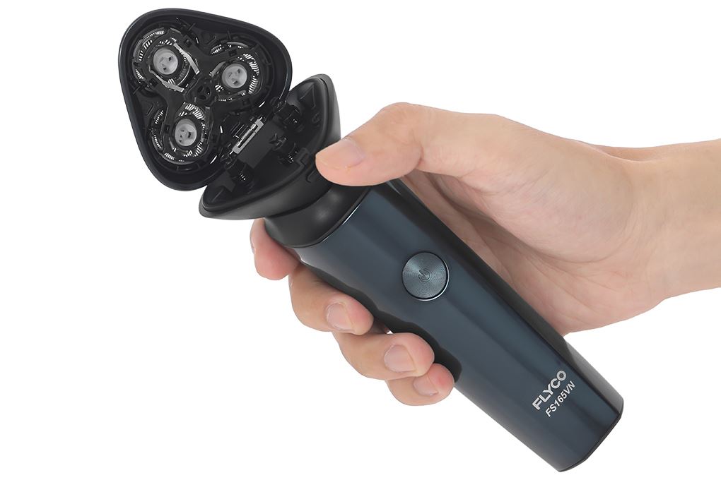 Máy cạo râu khô và ướt Flyco FS165VN Màu Xanh đen