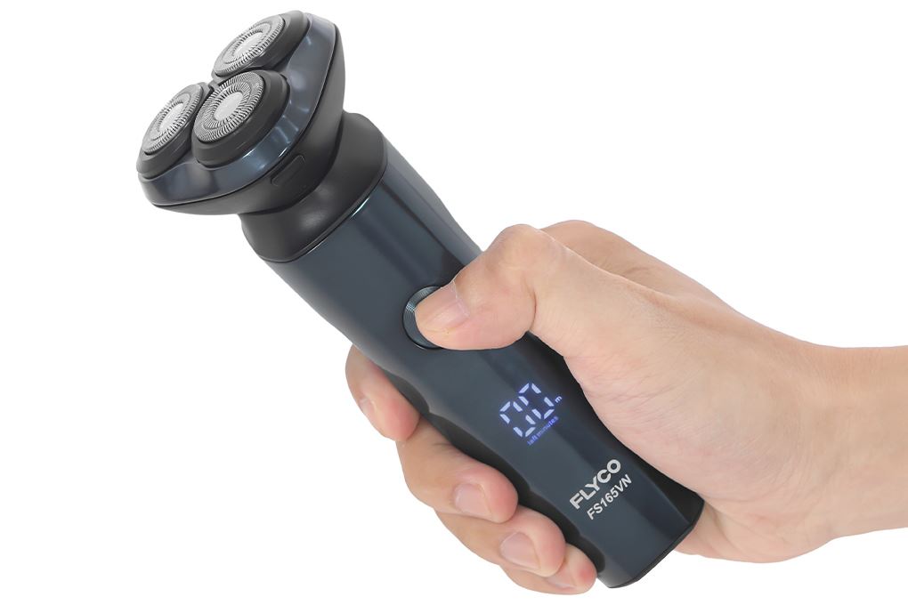 Máy cạo râu khô và ướt Flyco FS165VN Màu Xanh đen