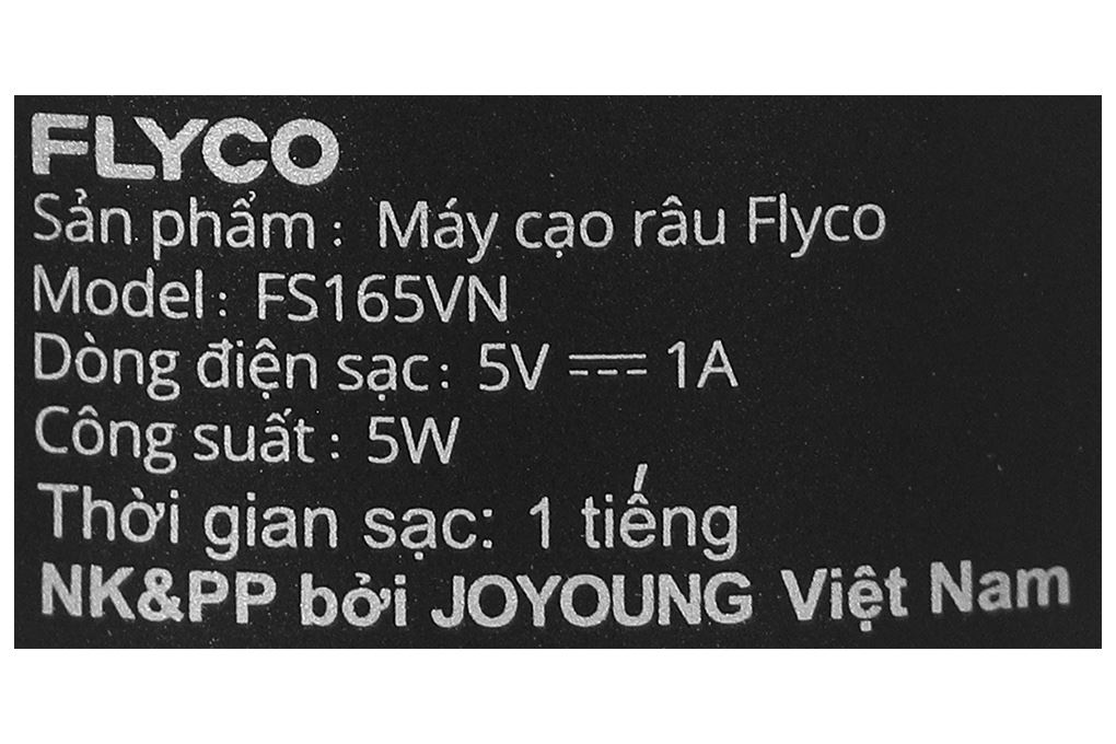 Máy cạo râu khô và ướt Flyco FS165VN Màu Xanh đen