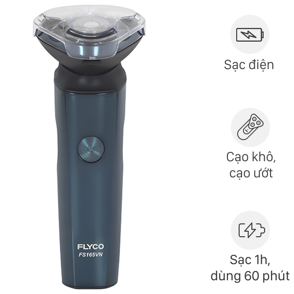 Máy cạo râu khô và ướt Flyco FS165VN