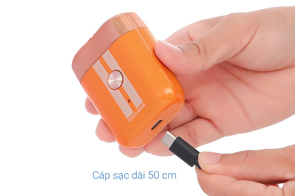 Máy cạo râu khô và ướt Coclear CS007 Màu Cam
