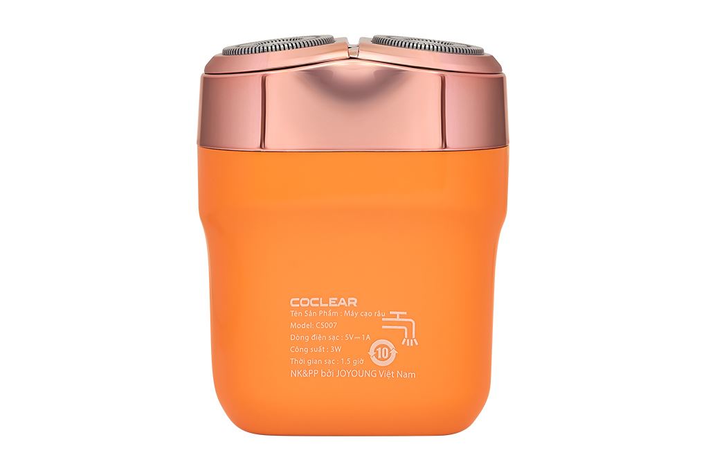 Máy cạo râu khô và ướt Coclear CS007 Màu Cam