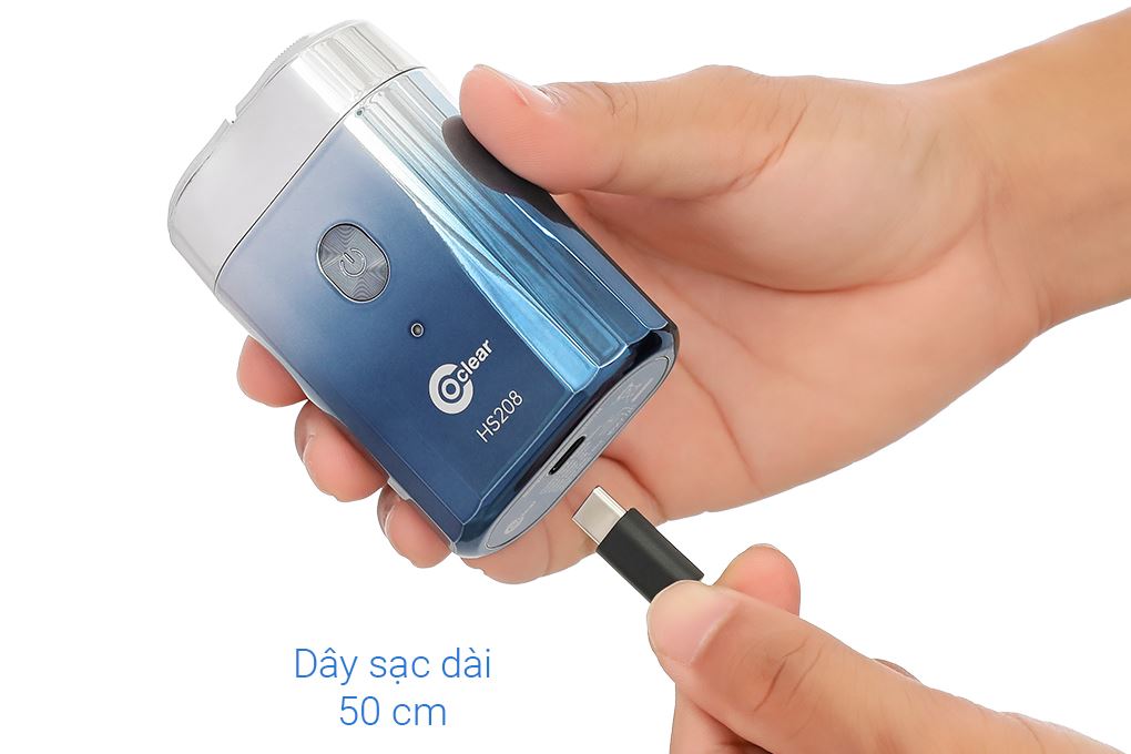 Máy cạo râu khô và ướt Coclear HS208 Màu Xanh Dương