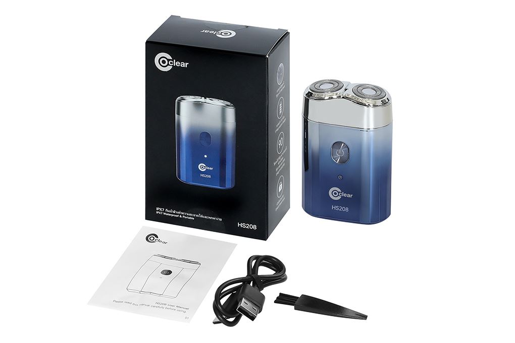 Máy cạo râu khô và ướt Coclear HS208 Màu Xanh Dương