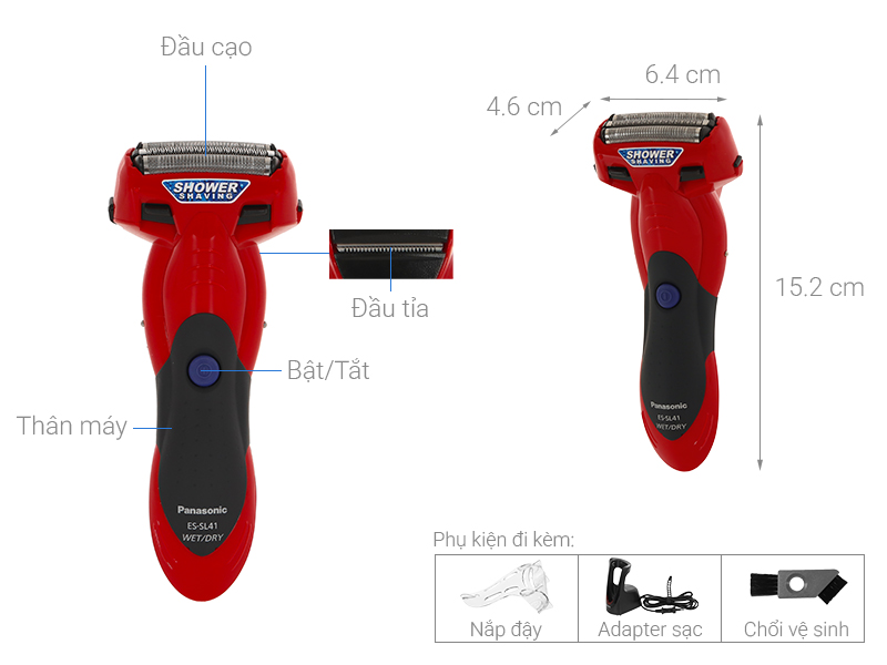 Máy cạo râu khô và ướt Panasonic ES-SL41-R453