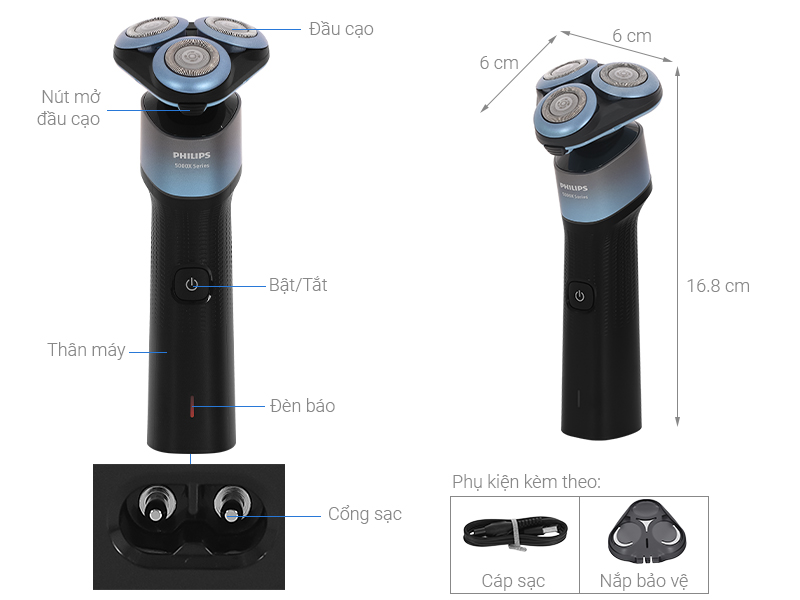 Máy cạo râu khô và ướt Philips X5006/00