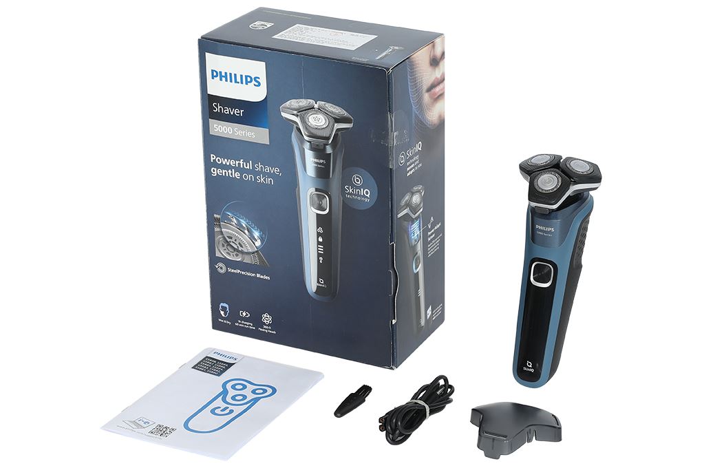 Máy cạo râu khô và ướt Philips S5880/20 Màu Đen/Xanh