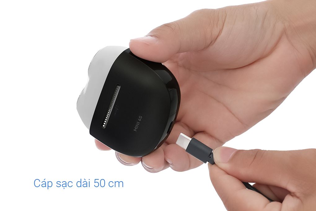 Máy cạo râu khô và ướt Enchen Mini 6S Màu Đen