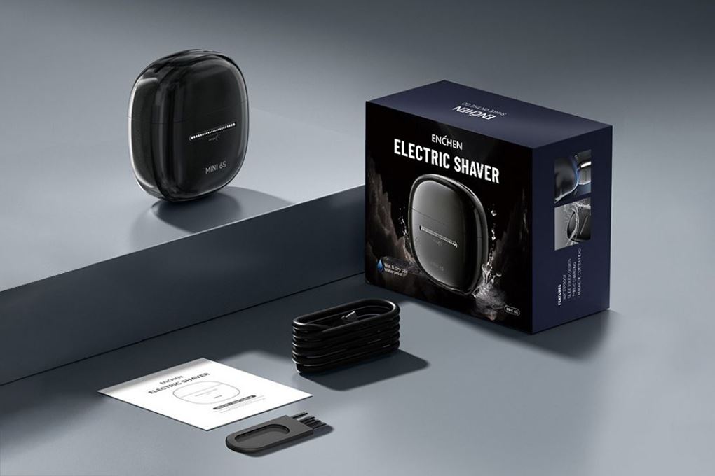 Máy cạo râu khô và ướt Enchen Mini 6S Màu Đen