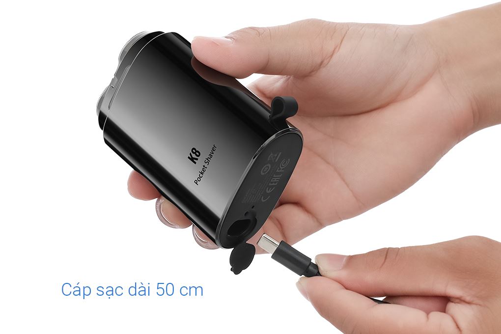 Máy cạo râu khô và ướt Enchen K8 Màu Đen