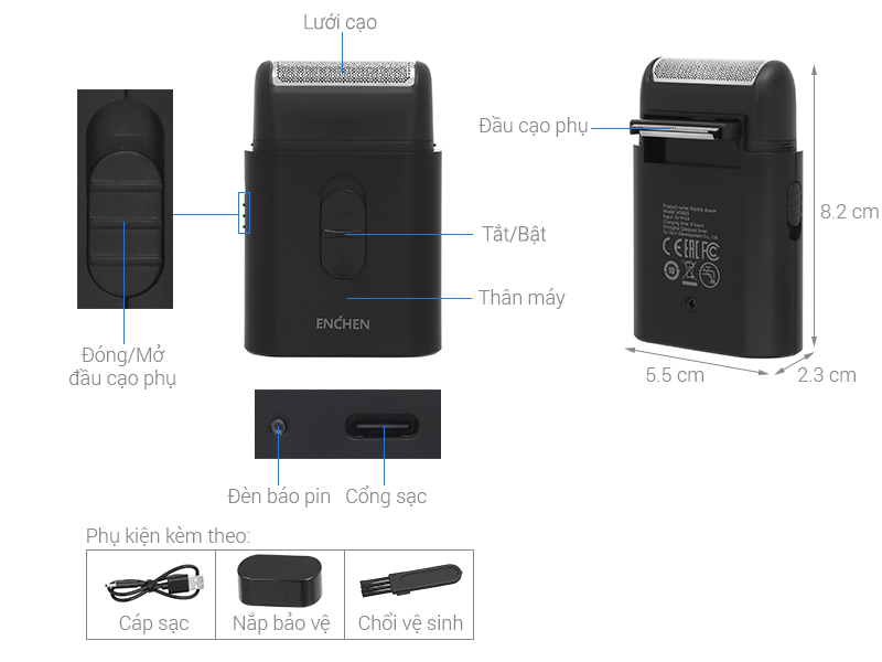 Máy cạo râu Enchen MS003