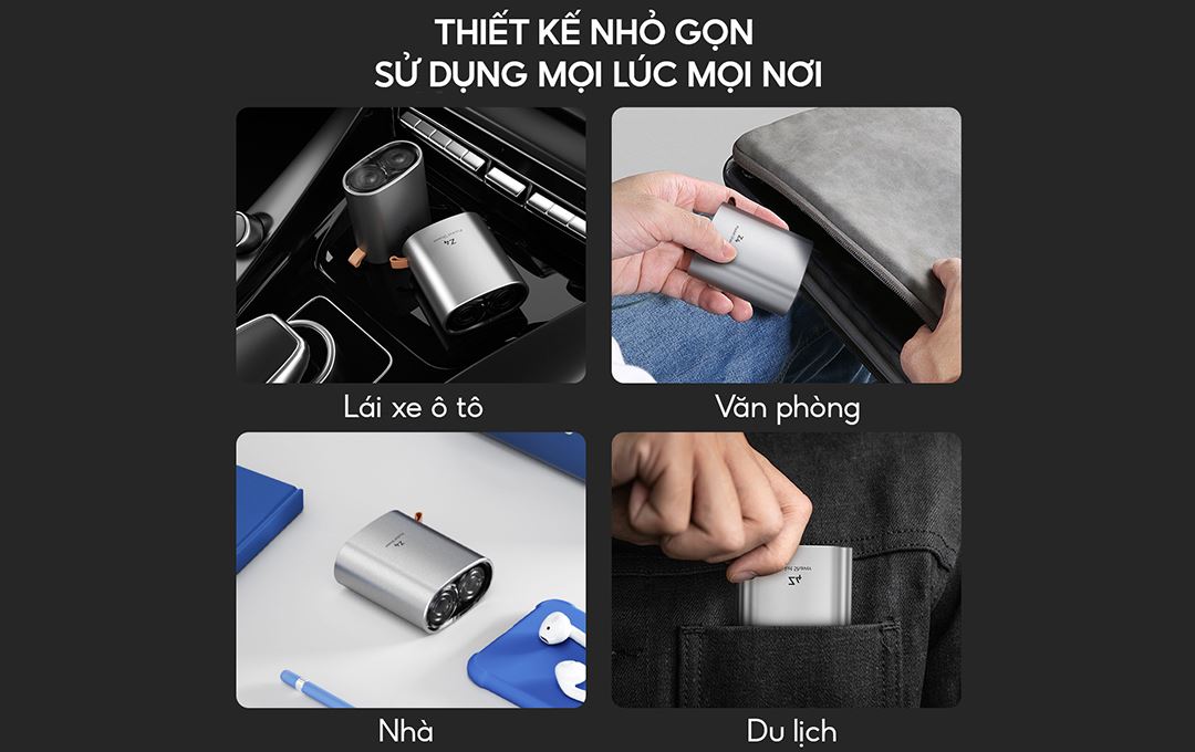 Thiết kế nhỏ gọn - Máy cạo râu khô và ướt Enchen Z4