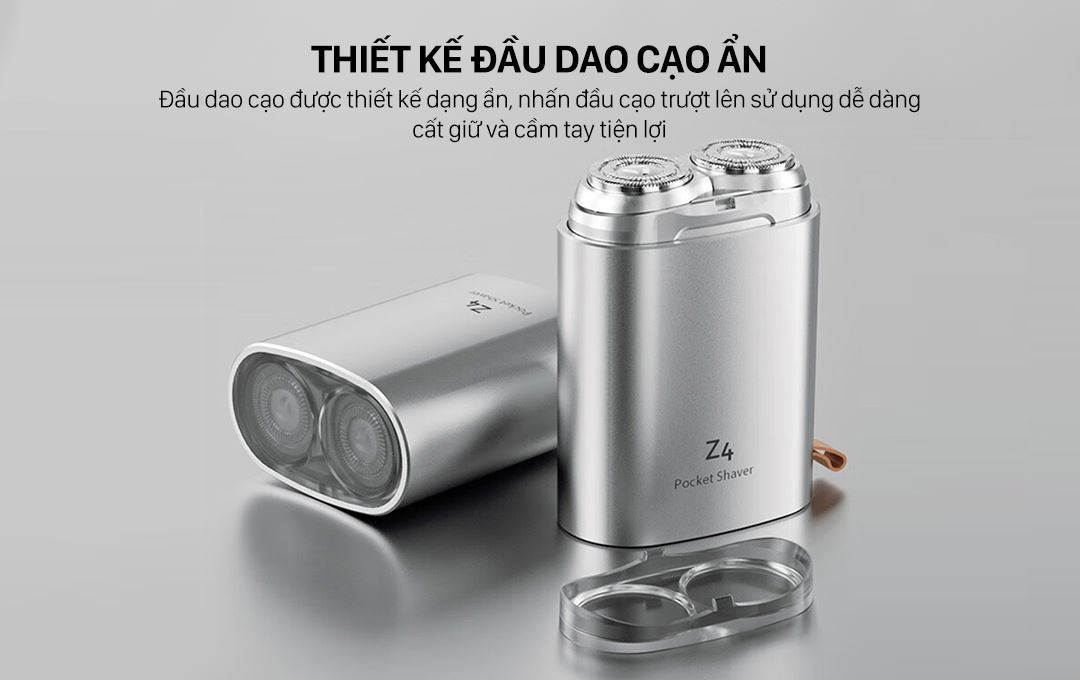 Đầu cạo ẩn - Máy cạo râu khô và ướt Enchen Z4